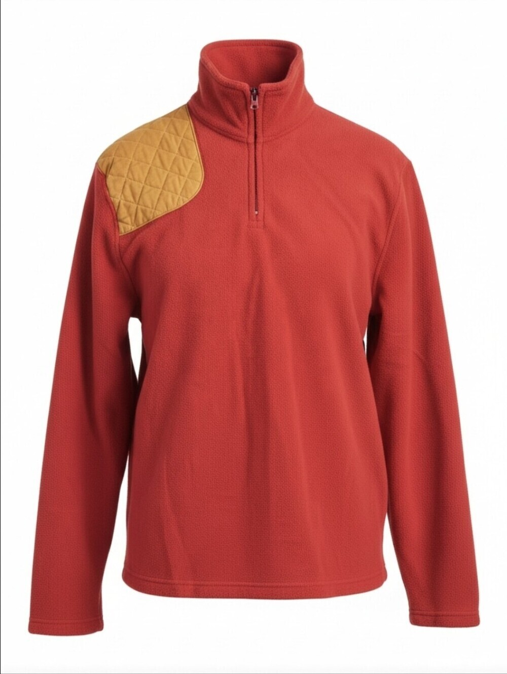 BROWNING | FOR HER FLEECE QUARTER ZIP PULLOVER W\ MICRO SUEDE SHOTGUN PA…